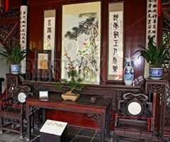 Traditional Chinese interior.